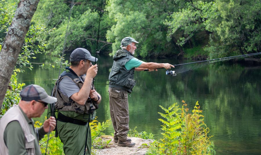 Jornada salmonera del día 24 de abril